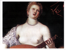 Simone Peterzano: 'Allegoria della musica in veste di cortigiana'